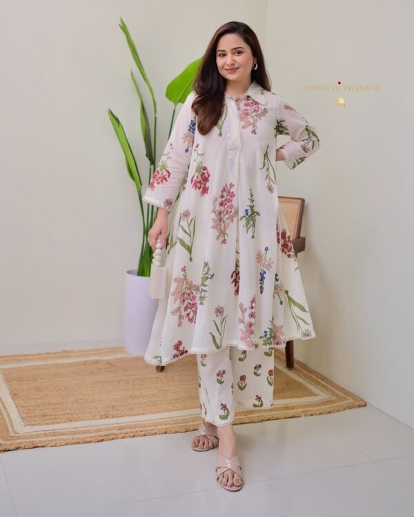 Mul Cotton Aline Kurta Set