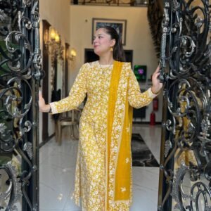 Cotton 3 Piece Printed Lawn Suit