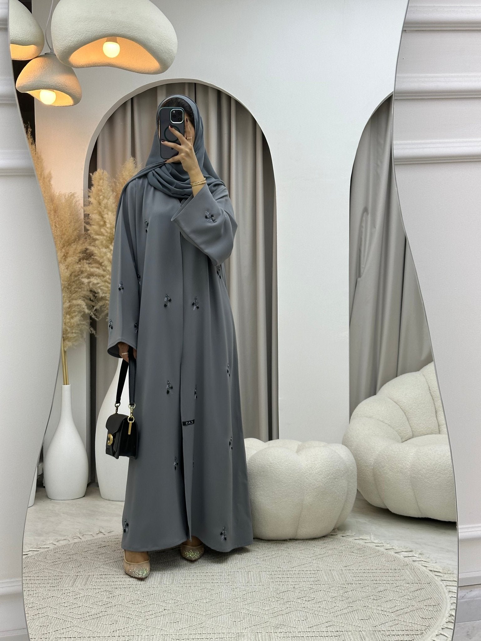 Dubai Cheri Fabrics Abaya